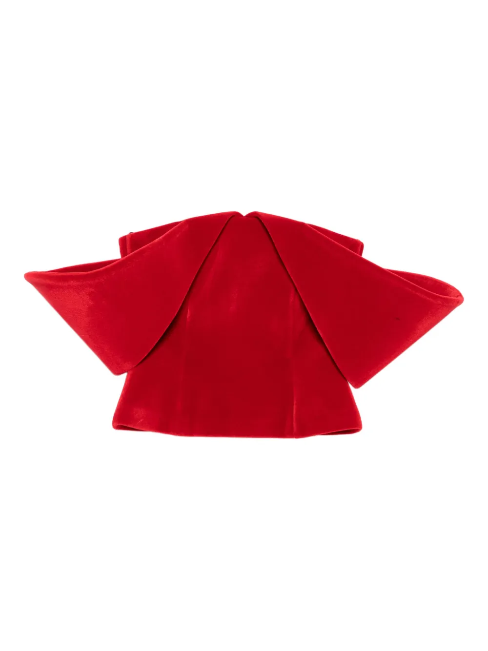 Топ корсета из бархата David Koma, красный
Топ корсета из бархата David Koma, красный