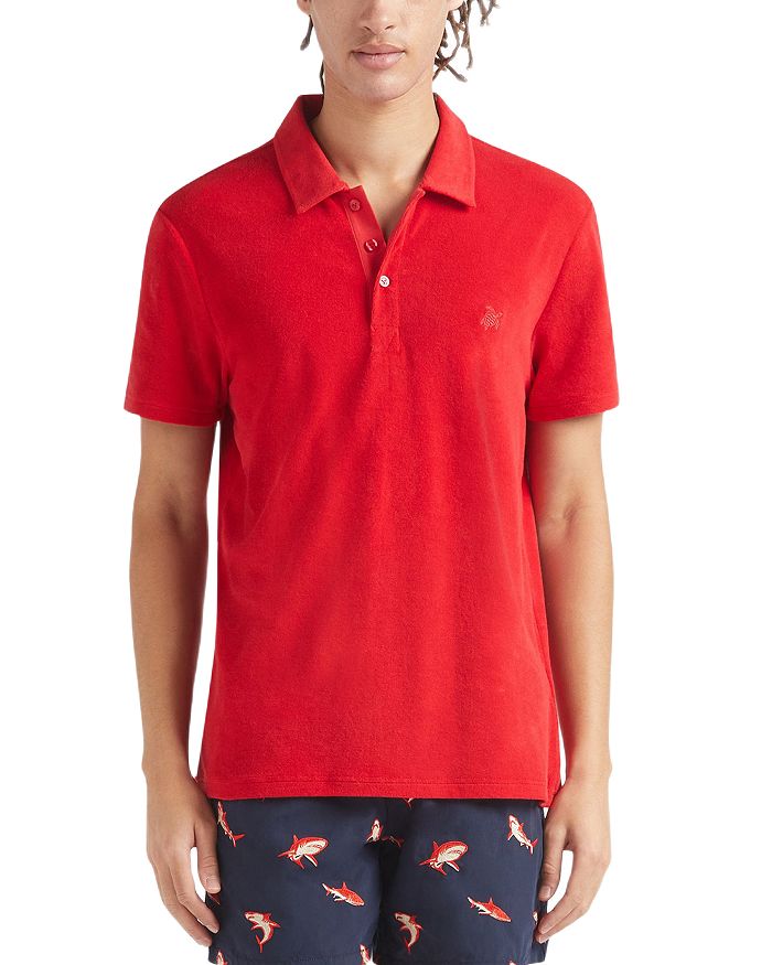 Облегающая хлопковая поло-рубашка с пике Vilebrequin, красный
Облегающая хлопковая поло-рубашка с пике Vilebrequin, красный