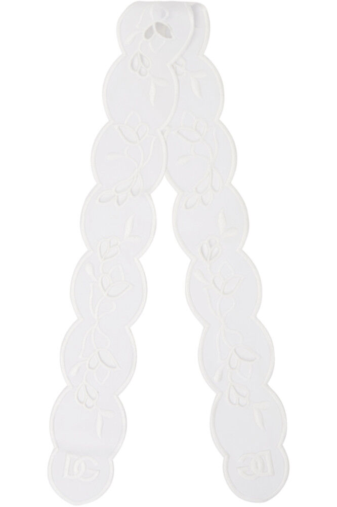 Белый хлопковый платок с вышивкой «англез» Dolce&Gabbana
Белый хлопковый платок с вышивкой «англез» Dolce&Gabbana