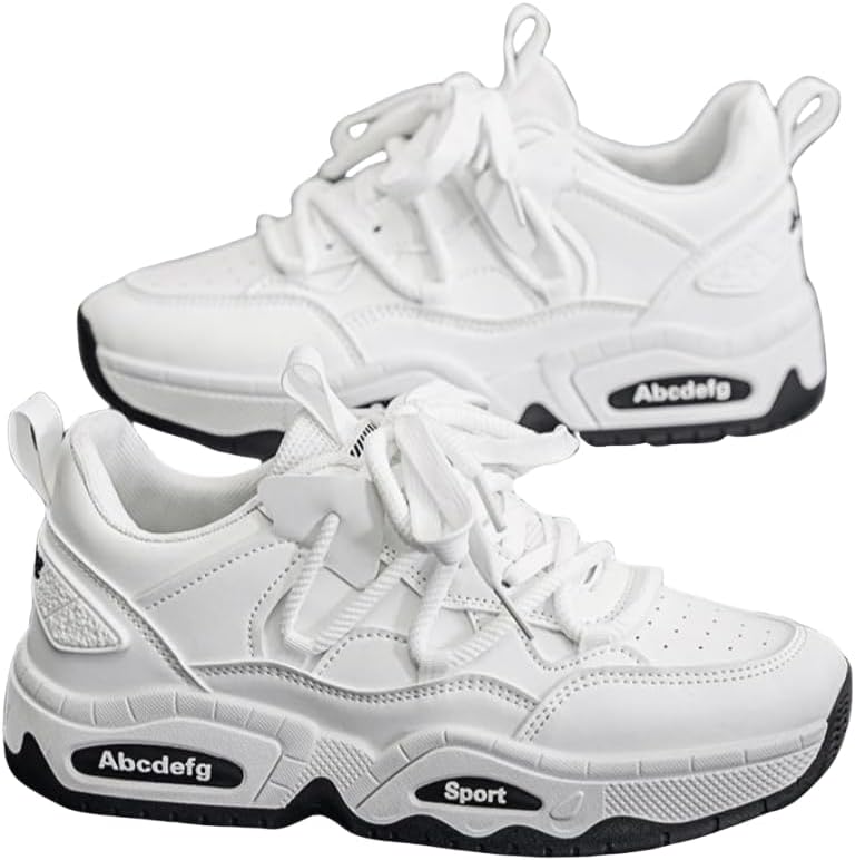 Мужские спортивные кроссовки - толстая подошва, удобные дышащие беговые кроссовки с противоскользящей подошвой Hoalox, белый
Мужские спортивные кроссовки - толстая подошва, удобные дышащие беговые кроссовки с противоскользящей подошвой Hoalox, белый