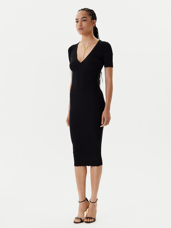 Облегающее трикотажное платье AM-53S-51E2 Elisabetta Franchi, черный
Облегающее трикотажное платье AM-53S-51E2 Elisabetta Franchi, черный