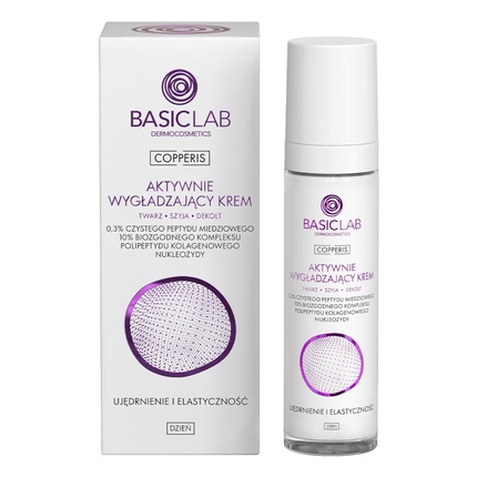 Активный разглаживающий дневной крем 0,3% чистый медный пептид упругость и эластичность 50 мл Copperis
Активный разглаживающий дневной крем 0,3% чистый медный пептид упругость и эластичность 50 мл Copperis