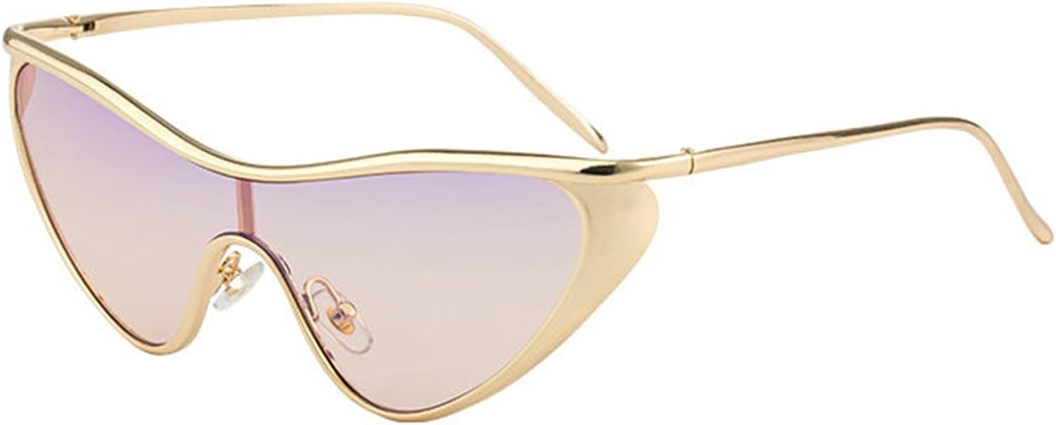 Винтажные солнцезащитные очки COTIA «кошачий глаз» для женщин и мужчин, стильные, с увеличенными градиентными линзами, в стиле панк Y2K, цельные солнцезащитные очки-щит, Tea Blue
Винтажные солнцезащитные очки COTIA «кошачий глаз» для женщин и мужчин, стильные, с увеличенными градиентными линзами, в стиле панк Y2K, цельные солнцезащитные очки-щит, Tea Blue