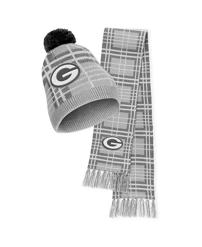 Женская шапка в клетку Green Bay Packers с помпоном и шарфом в комплекте WEAR by Erin Andrews
Женская шапка в клетку Green Bay Packers с помпоном и шарфом в комплекте WEAR by Erin Andrews