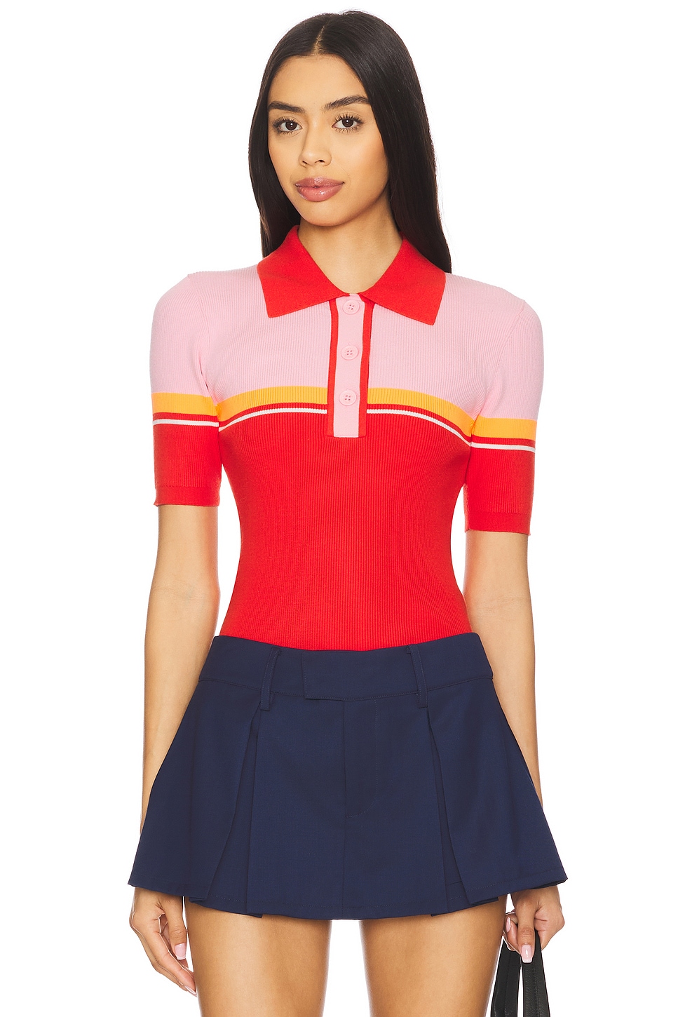 Поло с ребристым узором Essentiel Antwerp, ballerina
Поло с ребристым узором Essentiel Antwerp, ballerina