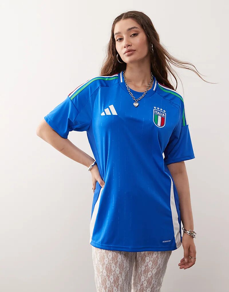Домашняя футболка сборной Италии по футболу Евро-2025 от adidas синего цвета Adidas Performance
Домашняя футболка сборной Италии по футболу Евро-2025 от adidas синего цвета Adidas Performance