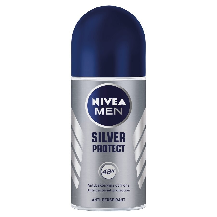 Nivea, Мужской антиперспирант Silver Protect шариковый 50мл
Nivea, Мужской антиперспирант Silver Protect шариковый 50мл