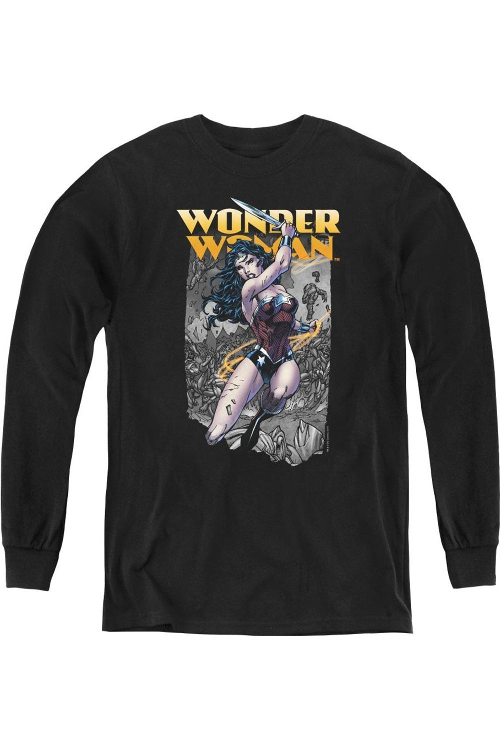 Футболка с длинным рукавом "Лига справедливости Америки" Чудо-женщина Gildan, черный
Футболка с длинным рукавом "Лига справедливости Америки" Чудо-женщина Gildan, черный
