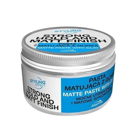 Матирующая паста для волос Joanna Styling effect с глиной, сильной фиксации и матового финиша 100г
Матирующая паста для волос Joanna Styling effect с глиной, сильной фиксации и матового финиша 100г