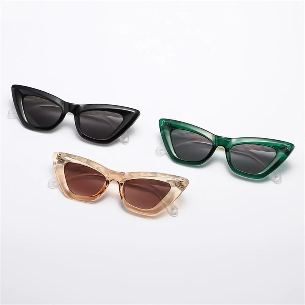 Винтажные солнцезащитные очки «кошачий глаз» для женщин, ретро-стимпанк, солнцезащитные очки в стиле панк с градиентным переходом цвета HDUBFY, Black-black
Винтажные солнцезащитные очки «кошачий глаз» для женщин, ретро-стимпанк, солнцезащитные очки в стиле панк с градиентным переходом цвета HDUBFY, Black-black
