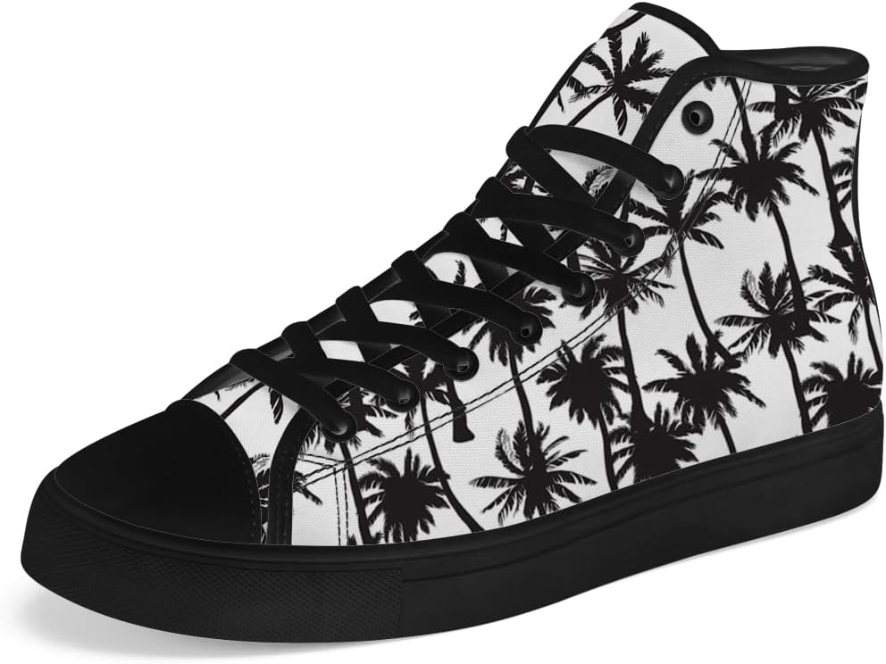 Кеды chebing для мужчин и женщин с высоким верхом из холщовой ткани, с принтом пальмы, тропические кеды на шнуровке, повседневная обувь, белый/черный
Кеды chebing для мужчин и женщин с высоким верхом из холщовой ткани, с принтом пальмы, тропические кеды на шнуровке, повседневная обувь, белый/черный