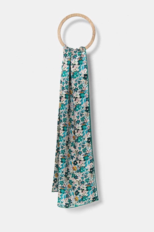 Шелковый шарф Answear.Lab, бирюзовый
Шелковый шарф Answear.Lab, бирюзовый