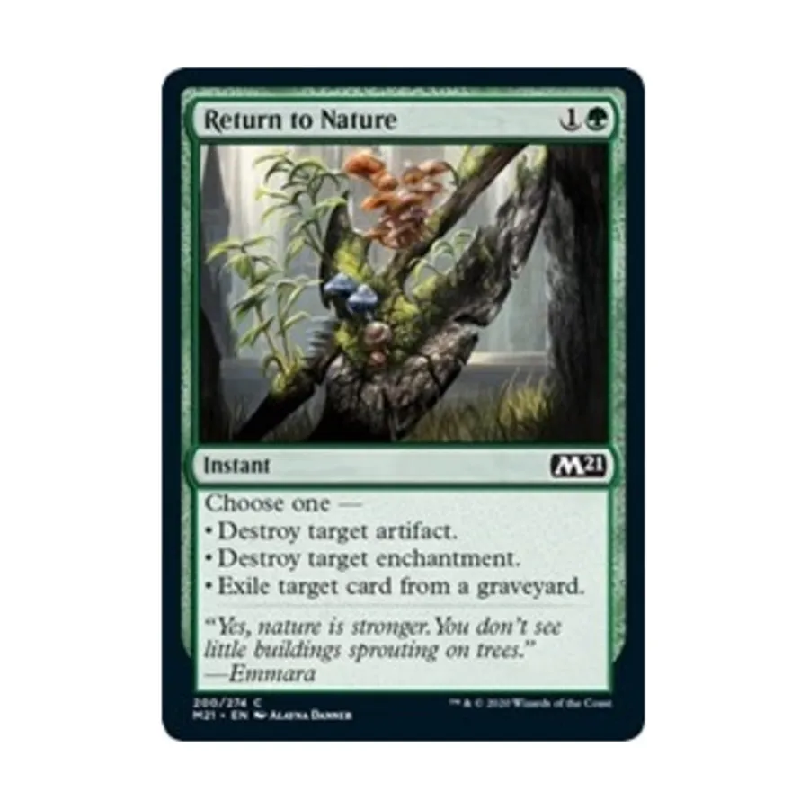 CCG Возвращение к природе (С), MTG - Core Set 2021
CCG Возвращение к природе (С), MTG - Core Set 2021