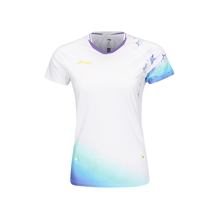 LINING Футболка для бадминтона женская white
LINING Футболка для бадминтона женская white