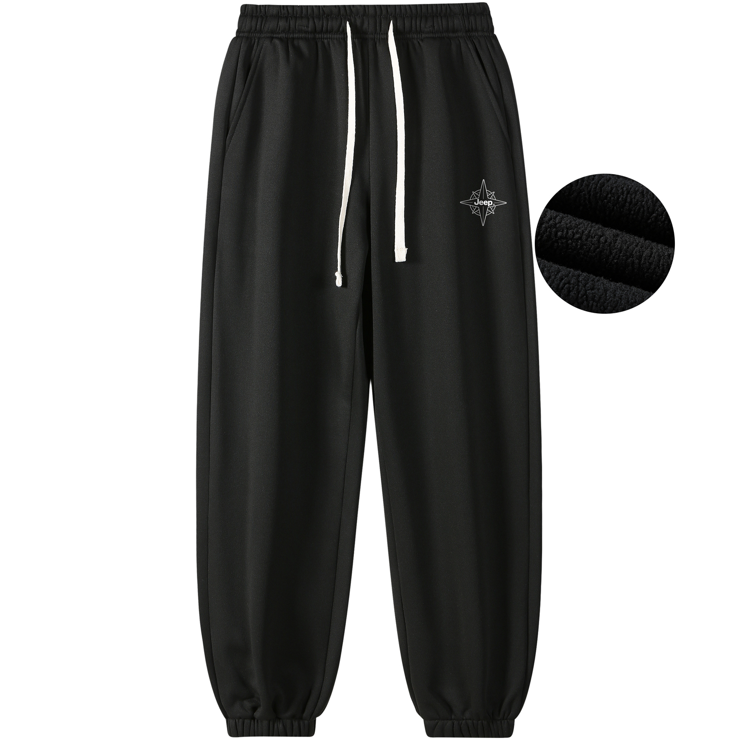 Повседневные брюки Unisex Jeep, черные (без утепления)
Повседневные брюки Unisex Jeep, черные (без утепления)
