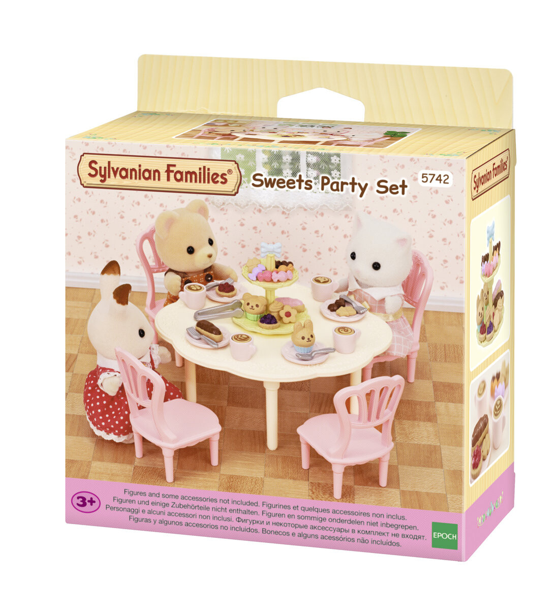 Эпоха, Стол, стулья и много сладостей Sylvanian Families 5742
Эпоха, Стол, стулья и много сладостей Sylvanian Families 5742