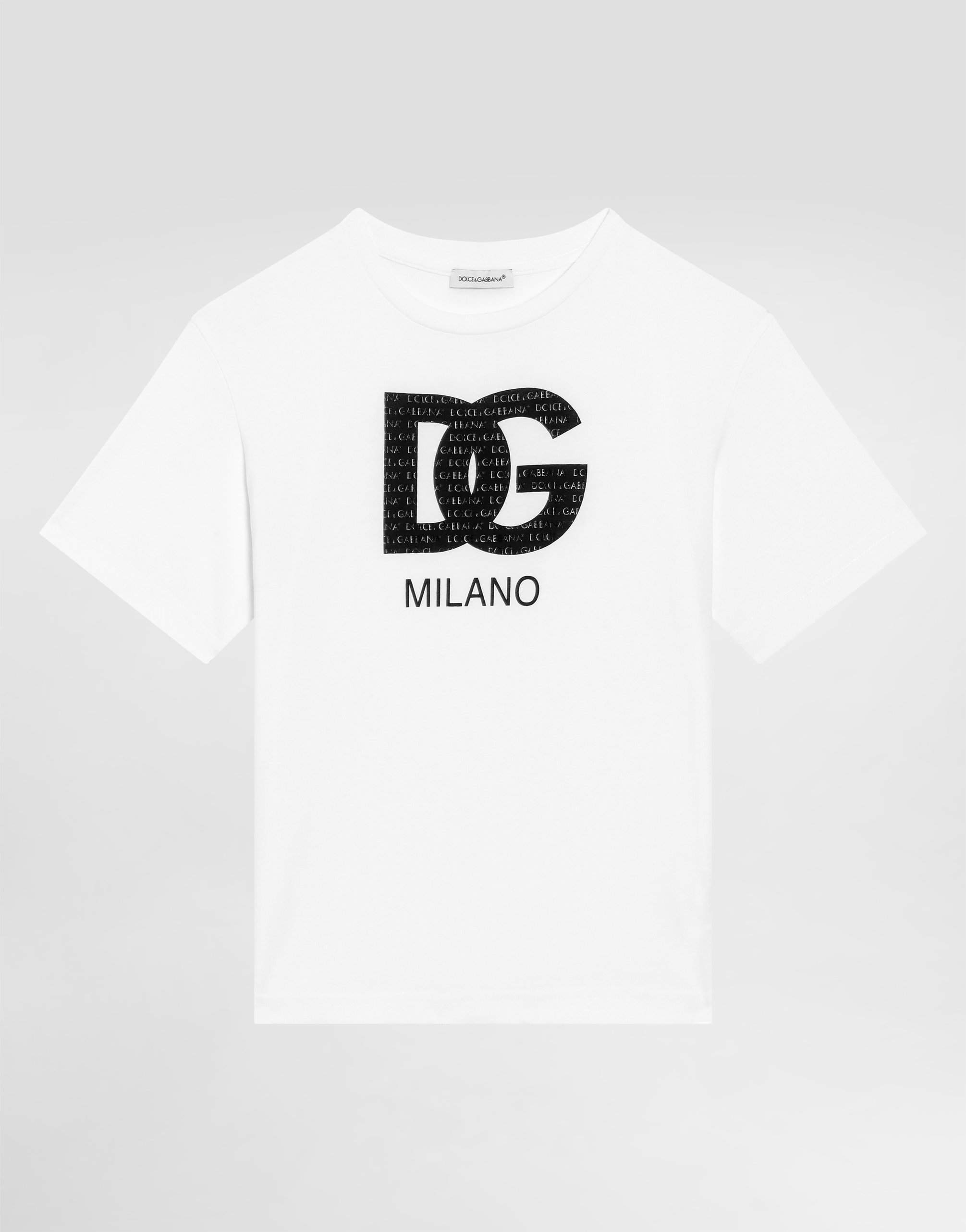 Футболка из джерси с принтом логотипа DG Dolce&Gabbana, белый
Футболка из джерси с принтом логотипа DG Dolce&Gabbana, белый