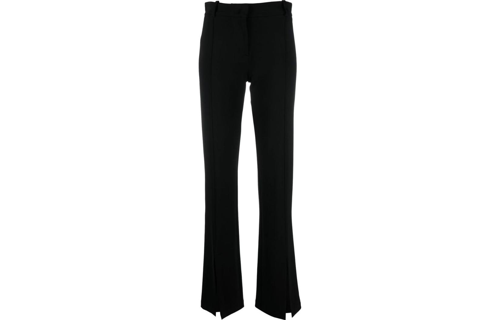 Брюки с высокой талией и разрезом спереди PINKO, черные
Брюки с высокой талией и разрезом спереди PINKO, черные