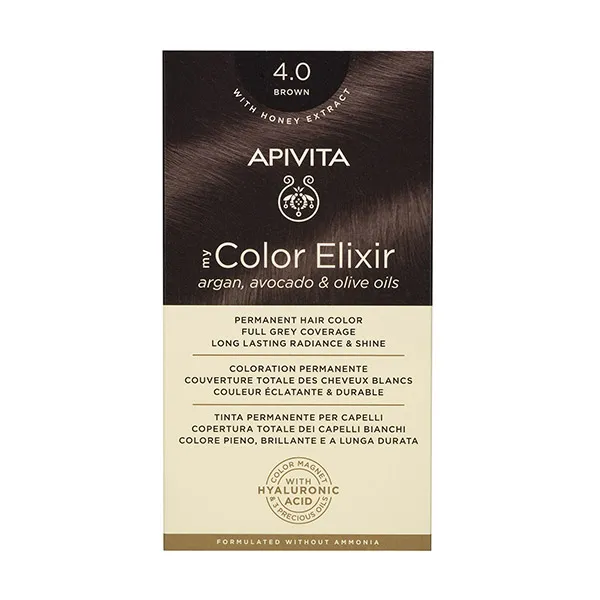 Перманентное окрашивание My Color Elixir Apivita, цвет brown
Перманентное окрашивание My Color Elixir Apivita, цвет brown