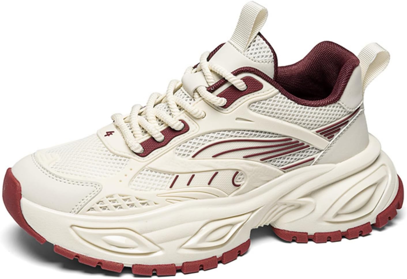 Стильные и прочные повседневные кроссовки из сетки для мужчин с массивной подошвой и дышащей шнуровкой- обувь в стиле «папа», идеально подходящая для работы, тренировок и повседневного ношения Khwfjas, красный
Стильные и прочные повседневные кроссовки из сетки для мужчин с массивной подошвой и дышащей шнуровкой- обувь в стиле «папа», идеально подходящая для работы, тренировок и повседневного ношения Khwfjas, красный