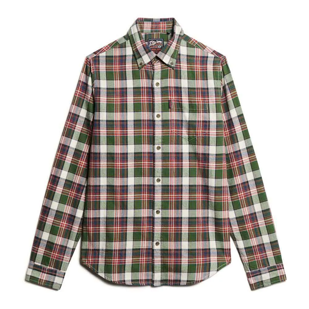 Рубашка Superdry Vintage Check Pluse Size, зеленый
Рубашка Superdry Vintage Check Pluse Size, зеленый