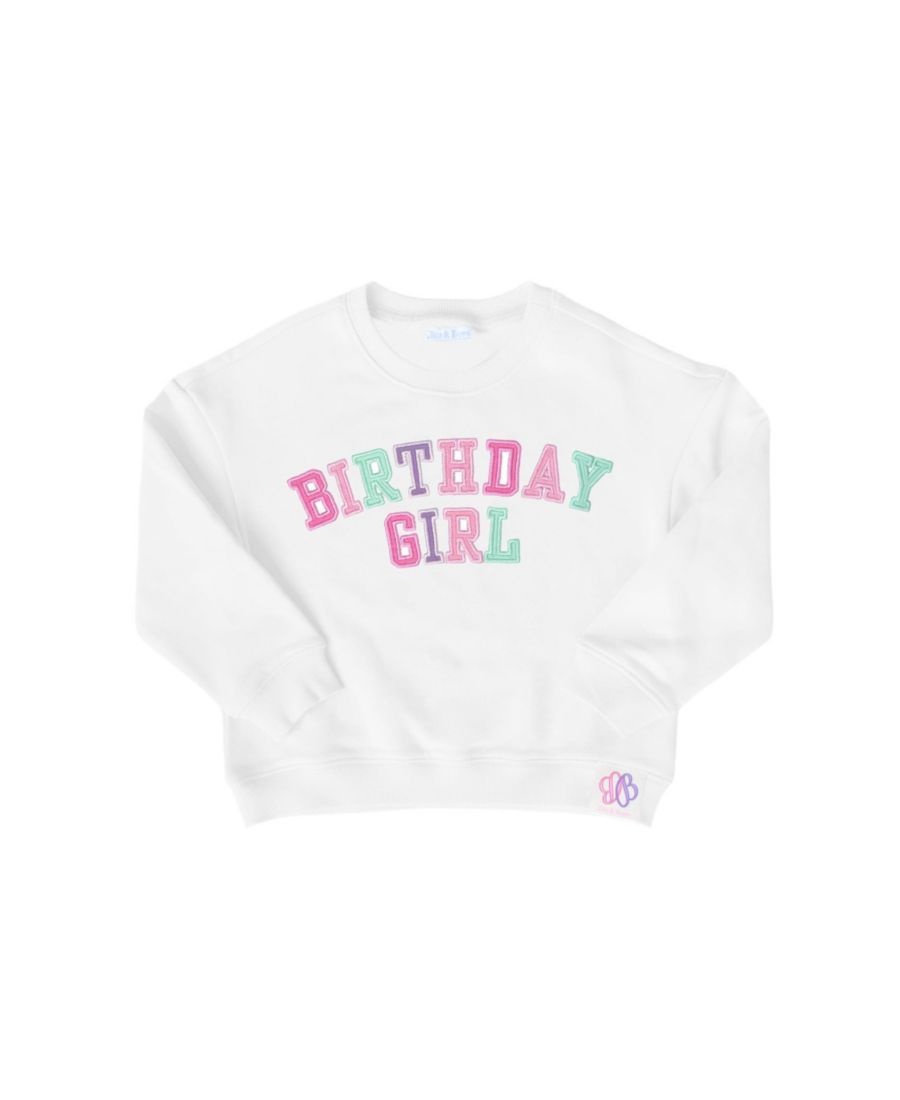 Детская толстовка на день рождения для девочки Bits & Bows, White with multicolored letters
Детская толстовка на день рождения для девочки Bits & Bows, White with multicolored letters