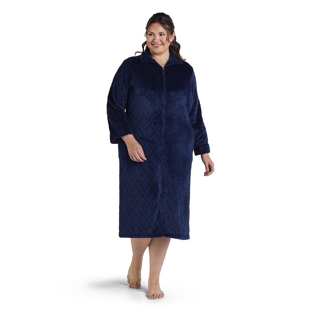 Длинный флисовый халат Miss Elaine Essentials размера плюс на молнии, цвет Midnight Blue
Длинный флисовый халат Miss Elaine Essentials размера плюс на молнии, цвет Midnight Blue