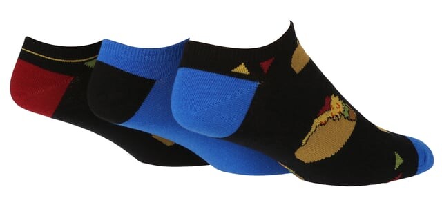 Набор из трех мужских хлопковых спортивных носков с новым рисунком Wildfoots Wildfeet, черный
Набор из трех мужских хлопковых спортивных носков с новым рисунком Wildfoots Wildfeet, черный