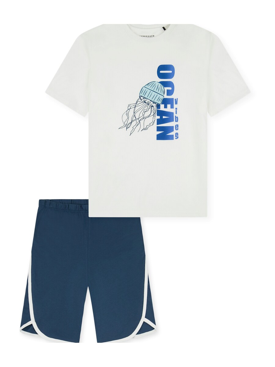 Пижама SCHIESSER, темно-синий/светло-синий/темно-синий/белый
Пижама SCHIESSER, темно-синий/светло-синий/темно-синий/белый