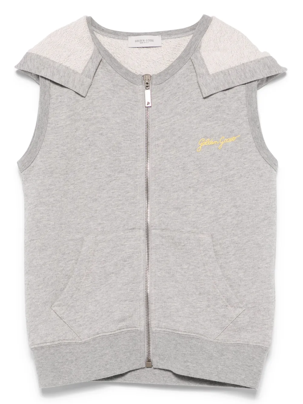 Жилет с капюшоном и нашивкой-логотипом Golden Goose Kids, серый
Жилет с капюшоном и нашивкой-логотипом Golden Goose Kids, серый