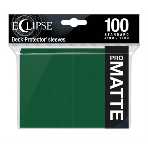 Чехол для карточек Eclipse Matte Standard Sleeves: Forest Green (100) Ultra Pro
Чехол для карточек Eclipse Matte Standard Sleeves: Forest Green (100) Ultra Pro