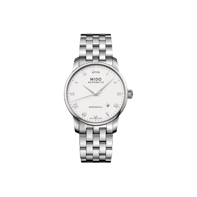 MIDO Часы Men's Baroncelli Watch, Silver Dial
MIDO Часы Men's Baroncelli Watch, Silver Dial