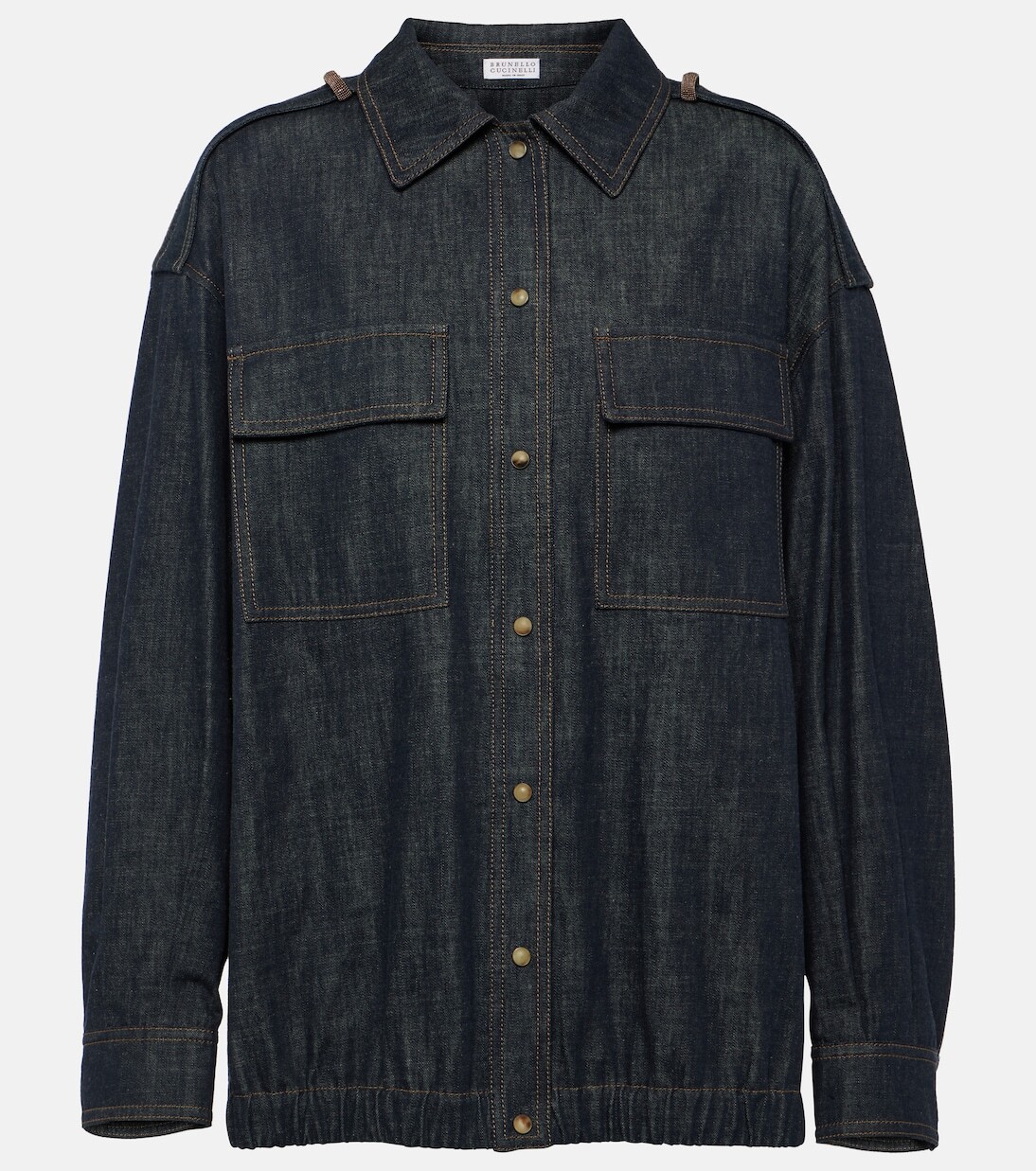 Хлопчатобумажную рубашку Brunello Cucinelli, синий
Хлопчатобумажную рубашку Brunello Cucinelli, синий