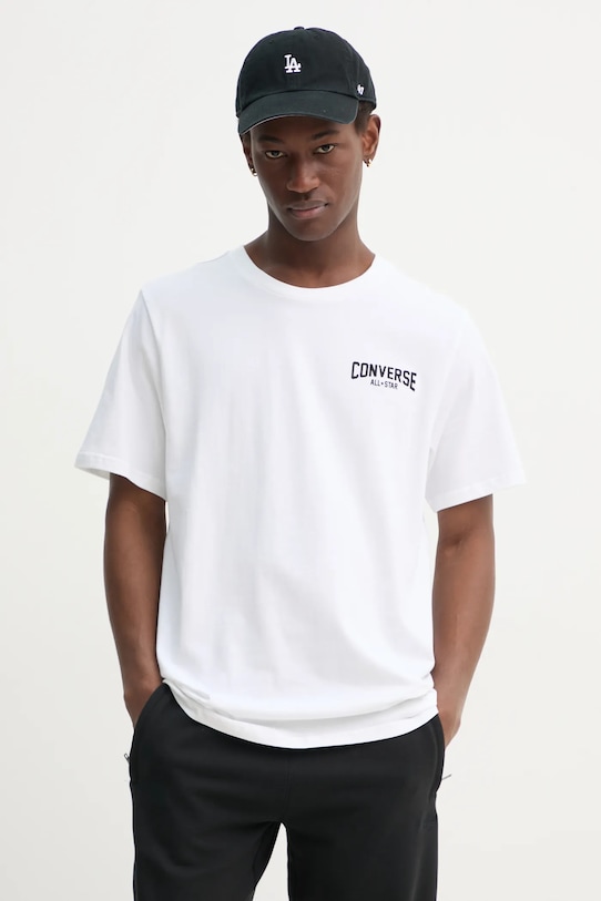 Хлопковая футболка Converse, бежевый
Хлопковая футболка Converse, бежевый