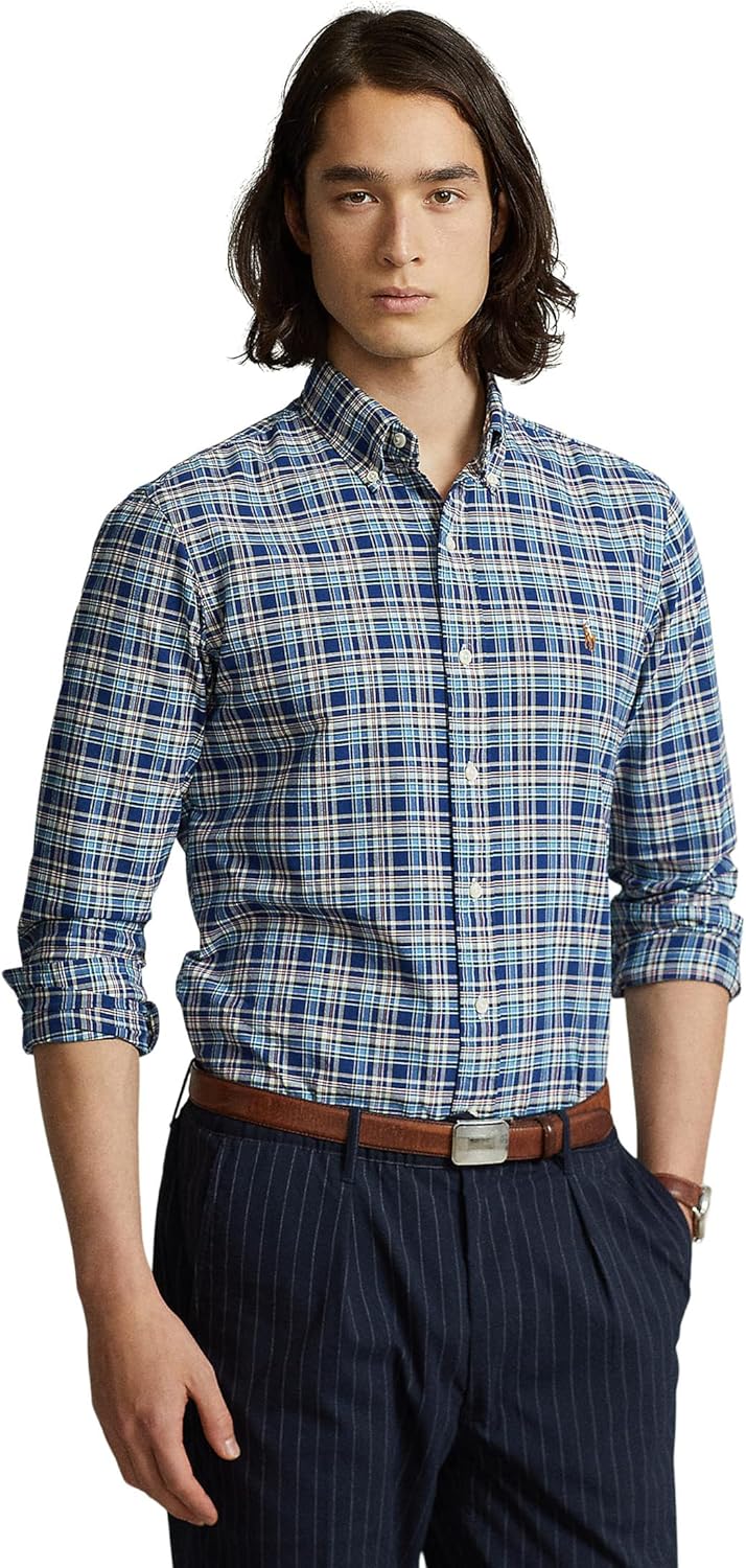 POLO RALPH LAUREN Мужская классическая рубашка Oxford Performance, (Spring/Summer 2023) Royal/Blue Multi
POLO RALPH LAUREN Мужская классическая рубашка Oxford Performance, (Spring/Summer 2023) Royal/Blue Multi