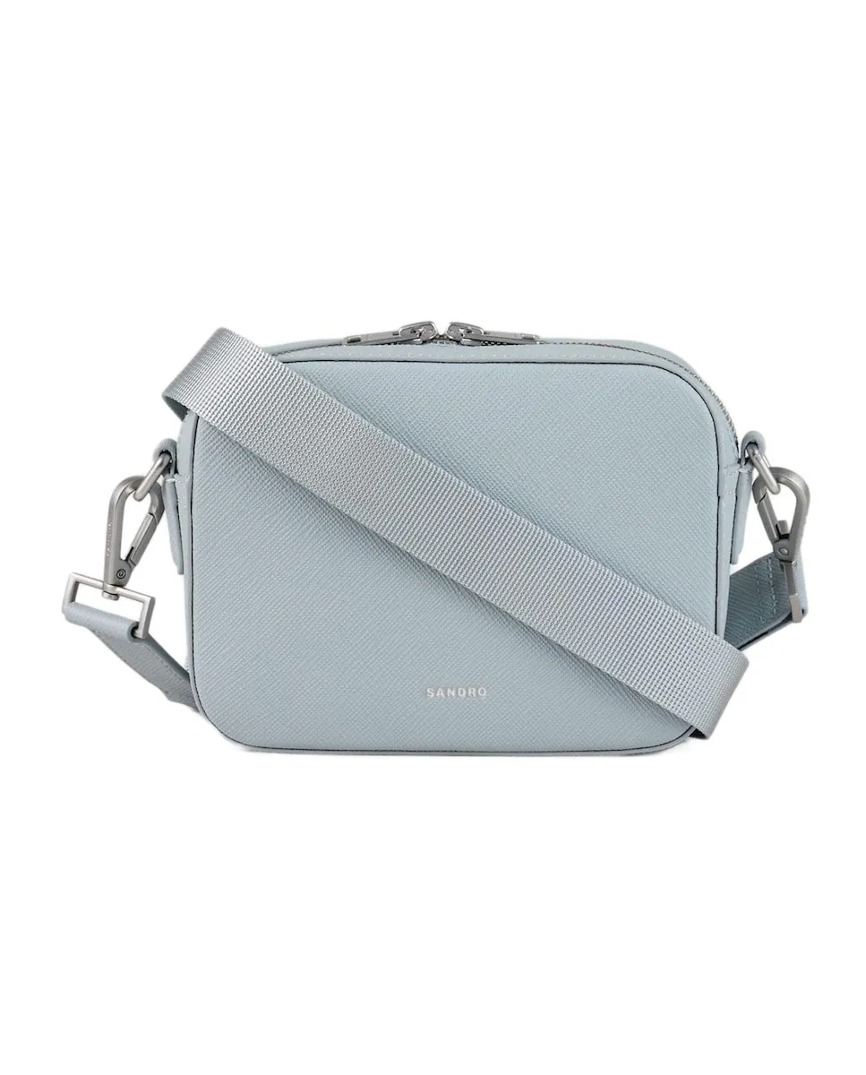 Маленькая мужская сумка-бандо через плечо из сафьяновой кожи Sandro, светло-голубой
Маленькая мужская сумка-бандо через плечо из сафьяновой кожи Sandro, светло-голубой