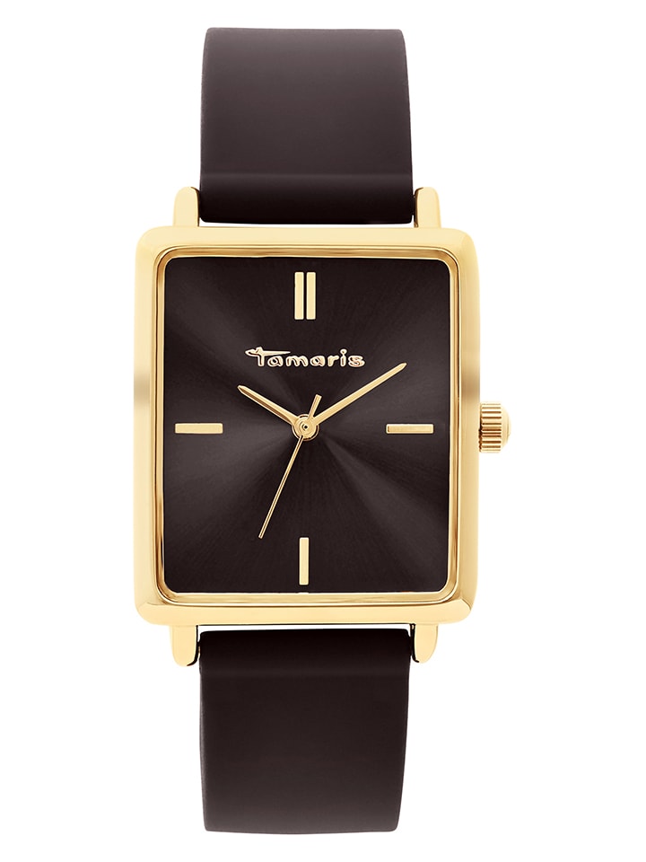 Tamaris Кварцевые часы темно-коричневого/золотого цвета
Tamaris Кварцевые часы темно-коричневого/золотого цвета