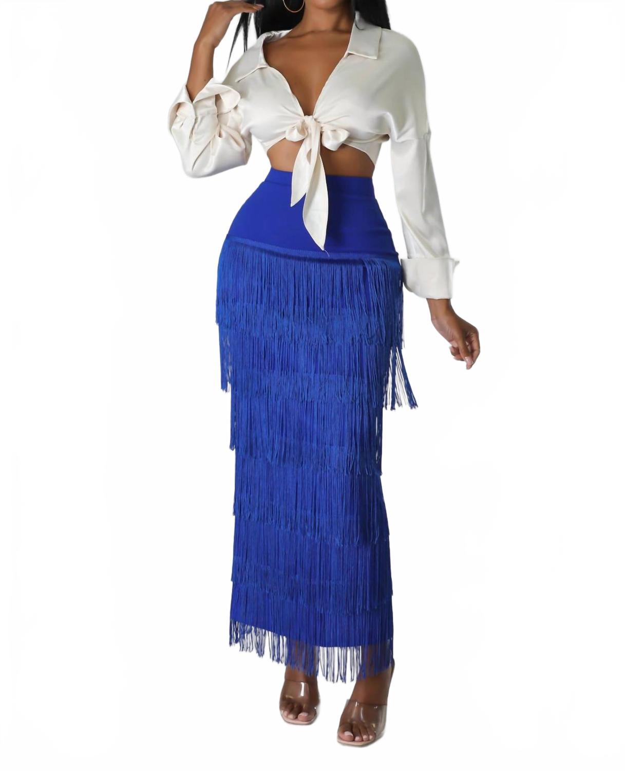 Женская юбка Janzita в синем цвете Giti Wholesale 
Женская юбка Janzita в синем цвете Giti Wholesale