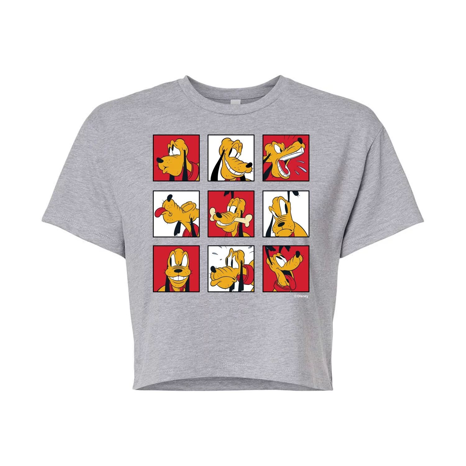 Укороченная футболка с рисунком «Микки Маус и друзья» Disney's Pluto Grid для детей Licensed Character, серый 
Укороченная футболка с рисунком «Микки Маус и друзья» Disney's Pluto Grid для детей Licensed Character, серый