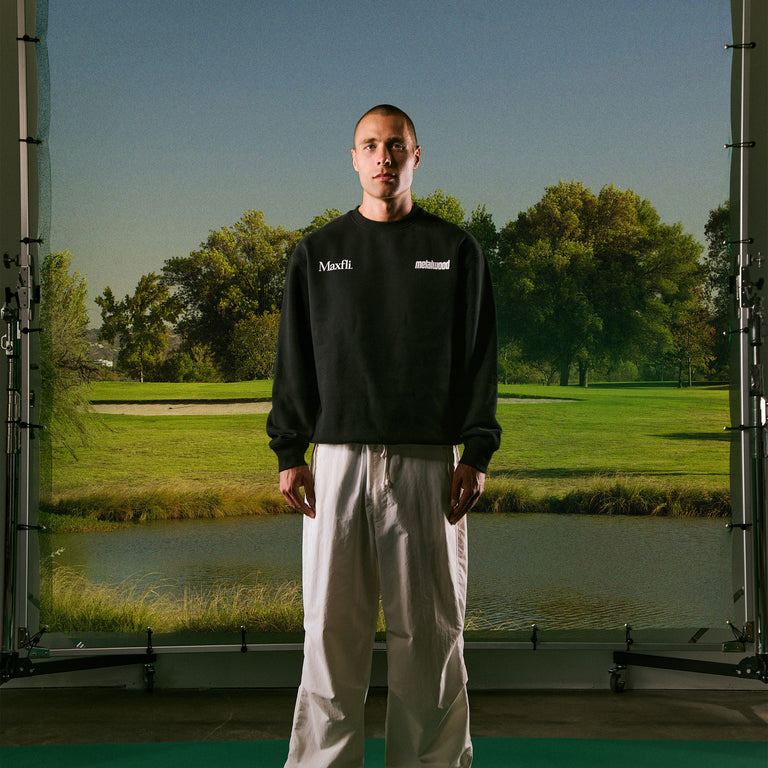 Свитер x maxfli aussie blades crewneck Metalwood, черный
Свитер x maxfli aussie blades crewneck Metalwood, черный