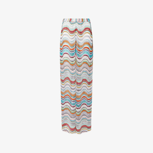 Брюки Miss Wave Missoni вязаные с люрексом, мультиколор
Брюки Miss Wave Missoni вязаные с люрексом, мультиколор