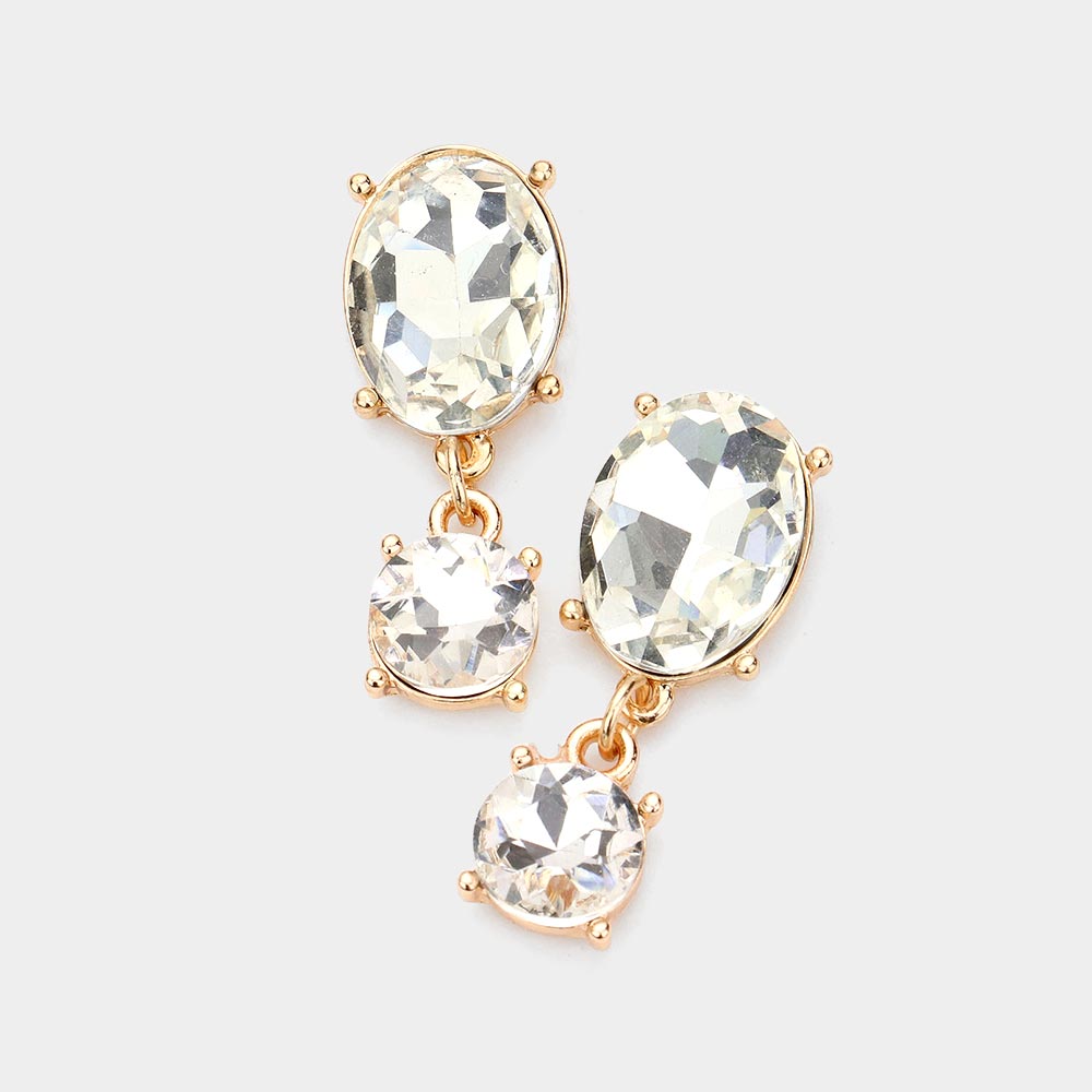 Вечерние серьги с подвесками из овальных круглых камней Fashnzfab, золотой
Вечерние серьги с подвесками из овальных круглых камней Fashnzfab, золотой