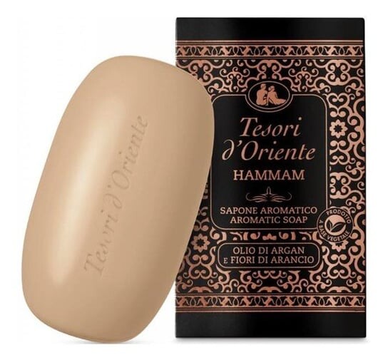 БАРКОВОЕ МЫЛО Tesori d'Oriente Hammam ЦВЕТ АПЕЛЬСИНА И МАСЛО АРГАНА 150г 
БАРКОВОЕ МЫЛО Tesori d'Oriente Hammam ЦВЕТ АПЕЛЬСИНА И МАСЛО АРГАНА 150г