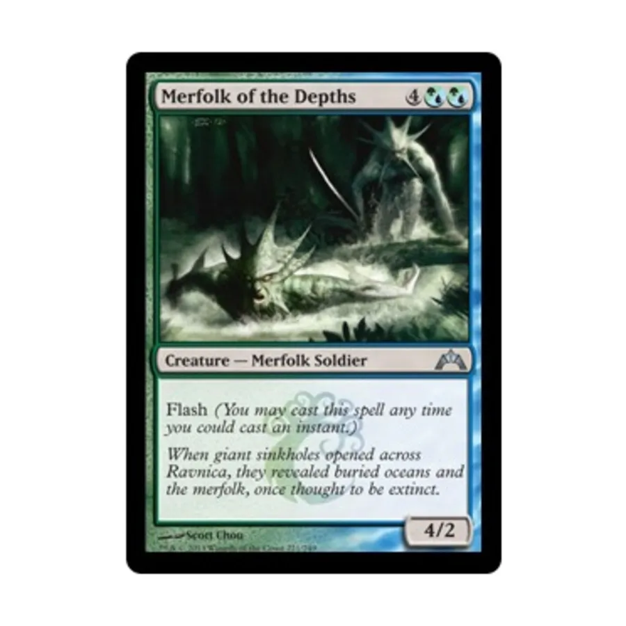 CCG Мерфолк глубин (U), MTG - Gatecrash
CCG Мерфолк глубин (U), MTG - Gatecrash