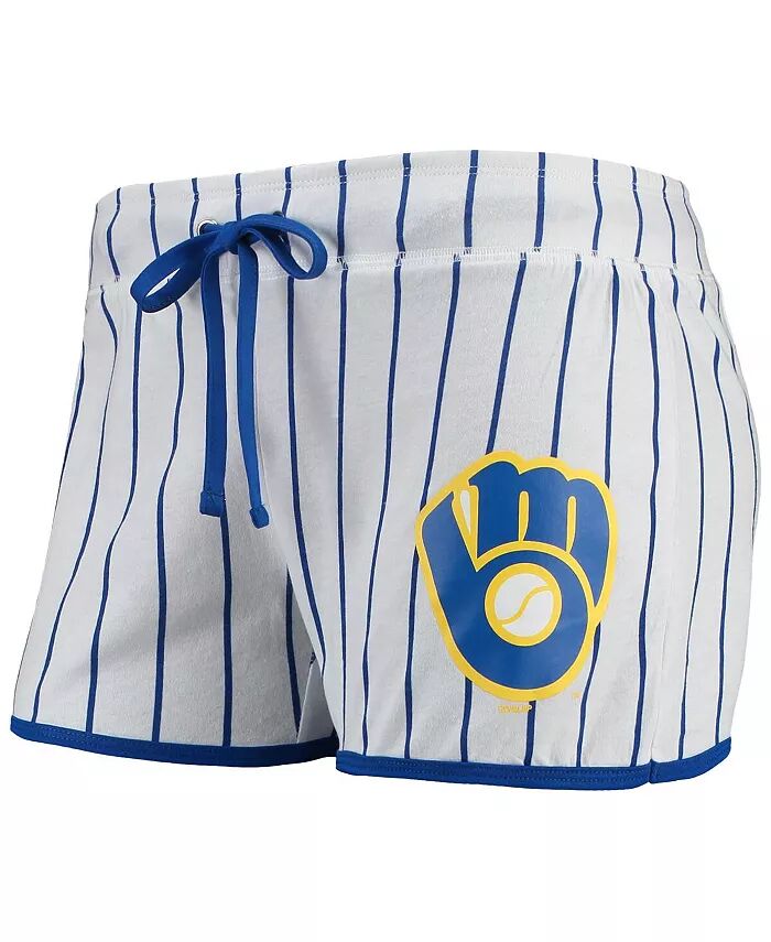 Женские белые и королевские шорты для сна Milwaukee Brewers Vigor Concepts Sport
Женские белые и королевские шорты для сна Milwaukee Brewers Vigor Concepts Sport