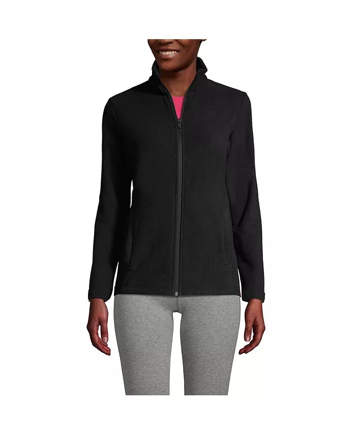 Женская флисовая куртка на молнии для любой погоды Lands' End, черный
Женская флисовая куртка на молнии для любой погоды Lands' End, черный
