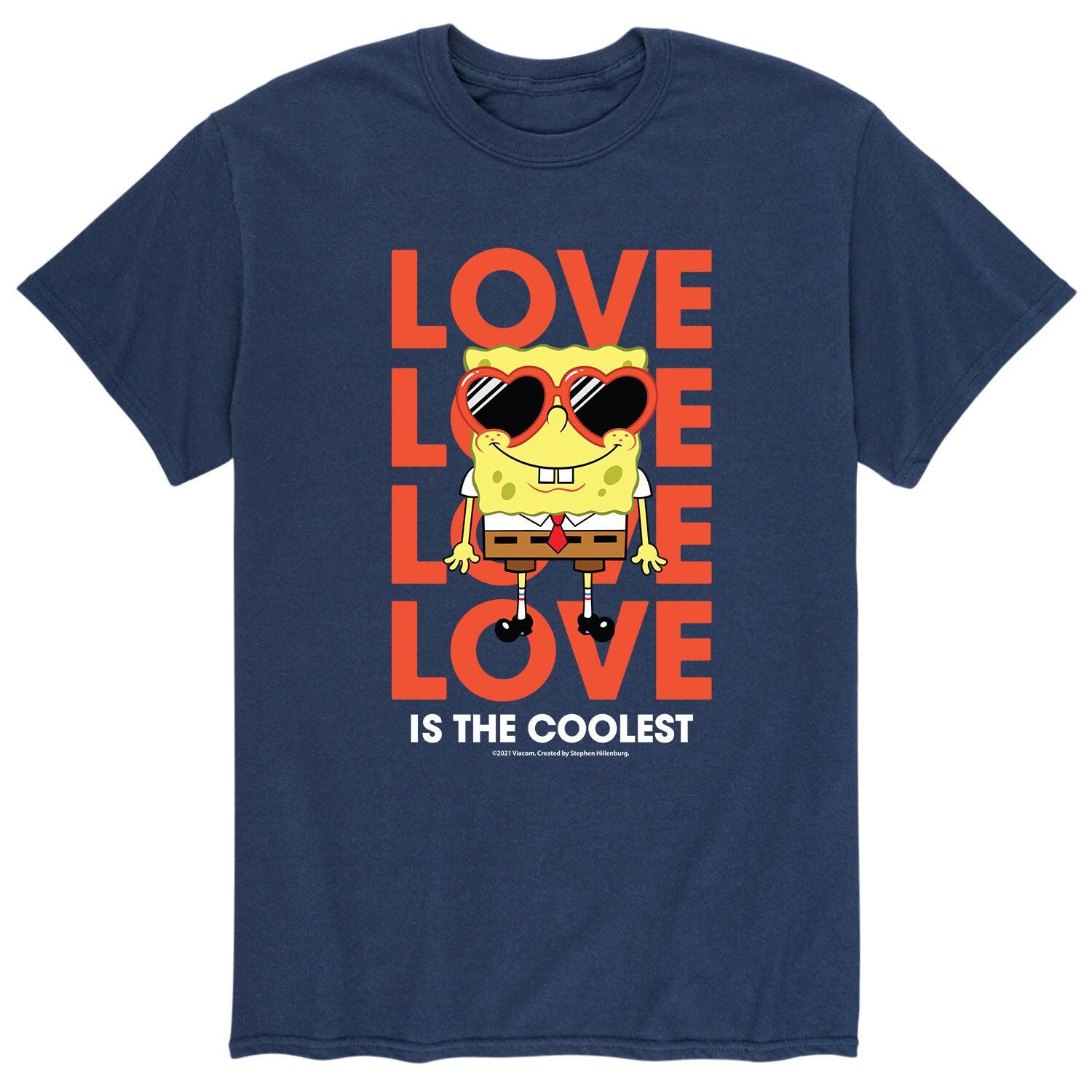 Мужская футболка «Губка Боб Love Is The Coolest» Licensed Character
Мужская футболка «Губка Боб Love Is The Coolest» Licensed Character