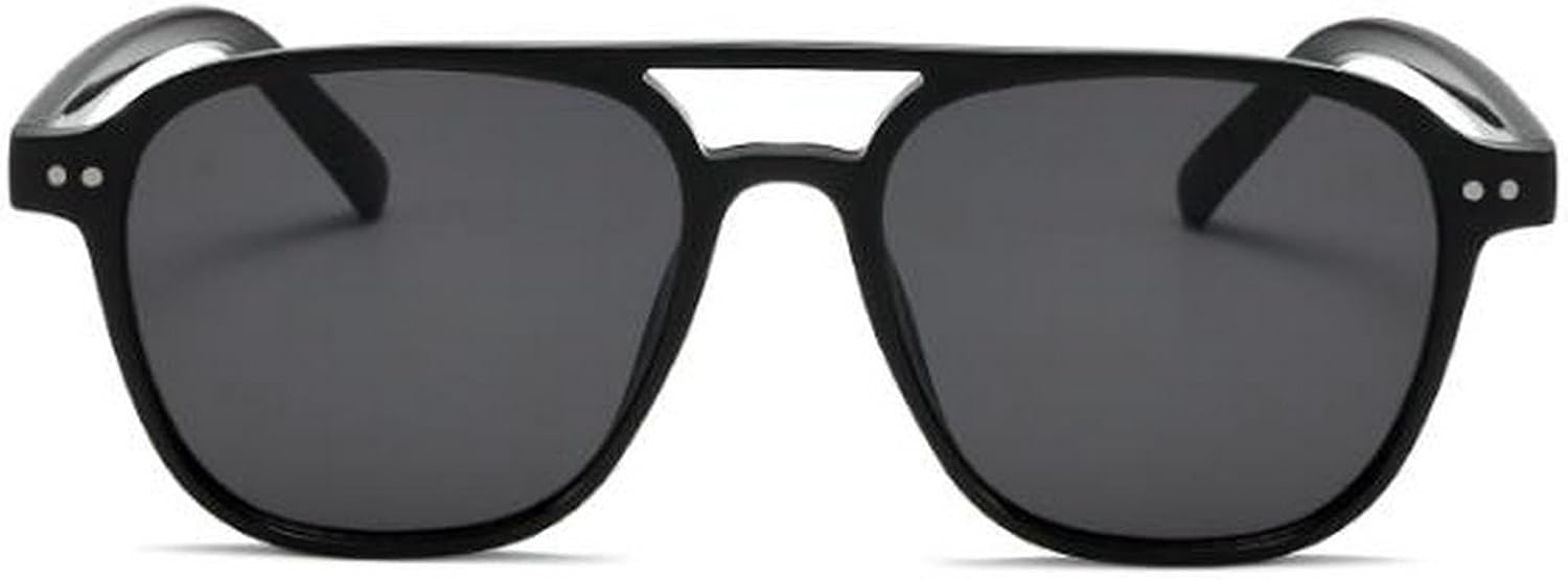 Мужские солнцезащитные очки-пилот в стиле ретро с двойной перемычкой, защита от ультрафиолета UV400, леопардовый принт, модные женские солнцезащитные очки mincl, Black
Мужские солнцезащитные очки-пилот в стиле ретро с двойной перемычкой, защита от ультрафиолета UV400, леопардовый принт, модные женские солнцезащитные очки mincl, Black