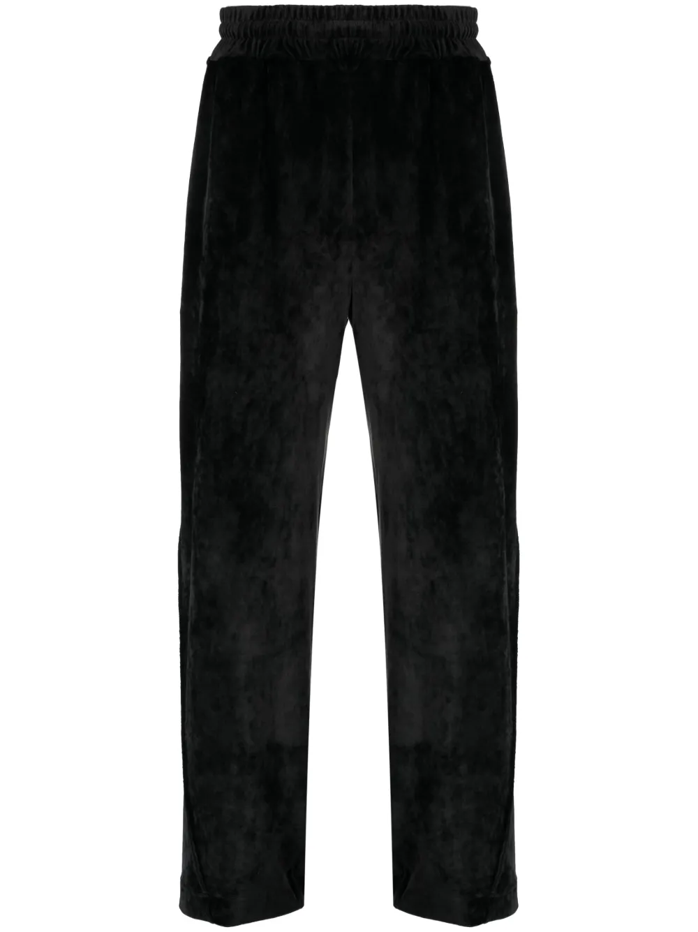 Бархатные брюки с вышитым логотипом GCDS, черный
Бархатные брюки с вышитым логотипом GCDS, черный
