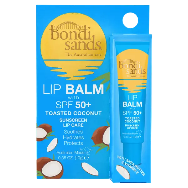 Питательный бальзам для губ с spf50 поджаренный кокос, 10 г Bondi Sands
Питательный бальзам для губ с spf50 поджаренный кокос, 10 г Bondi Sands